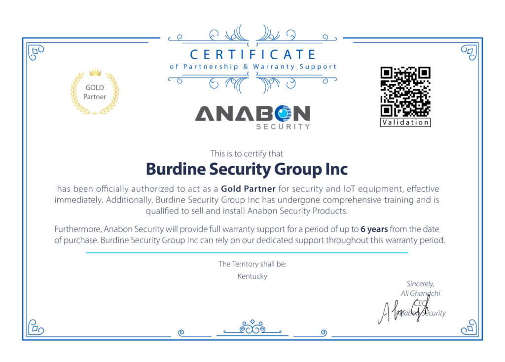 Burdine Security Group Inc